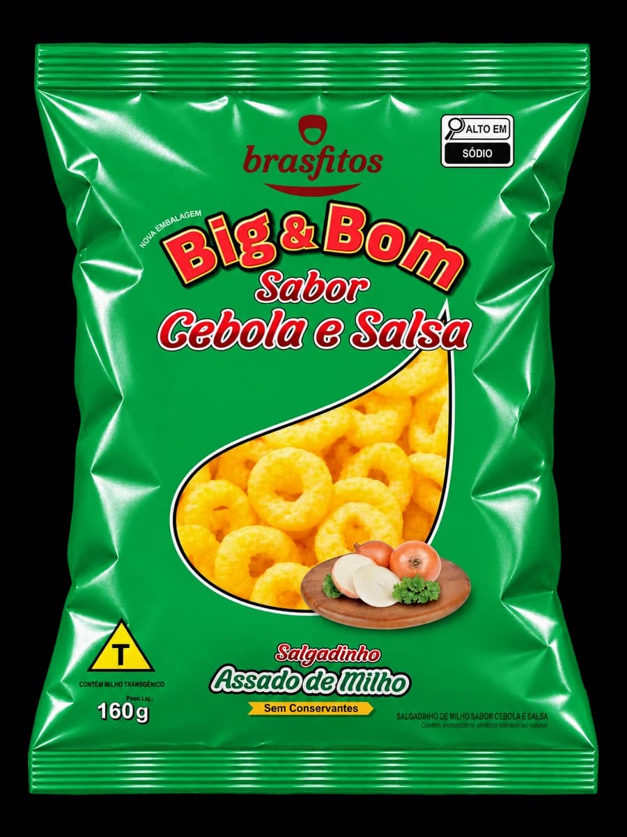 Embalagem Big & Bom Cebola e Salsa · 160 g