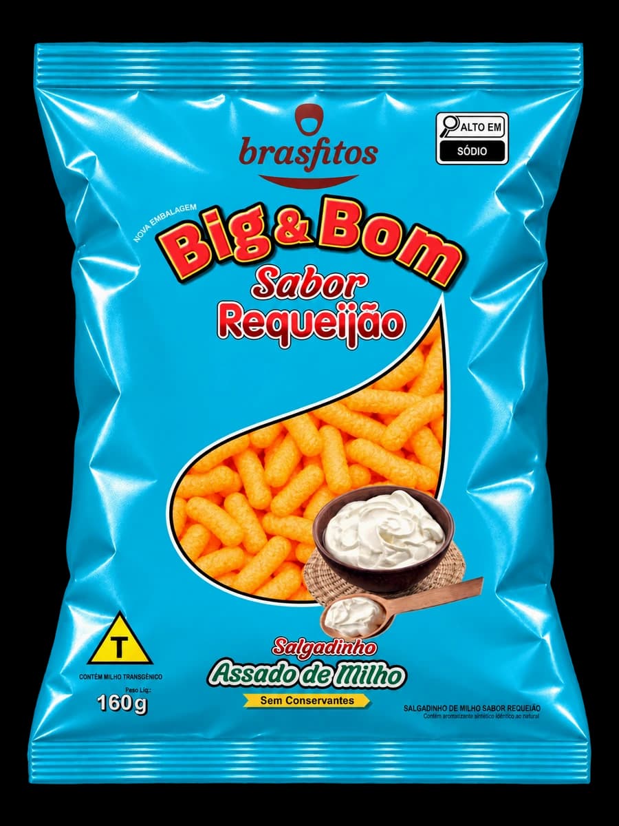 Embalagem Big & Bom Requeijão · 160 g