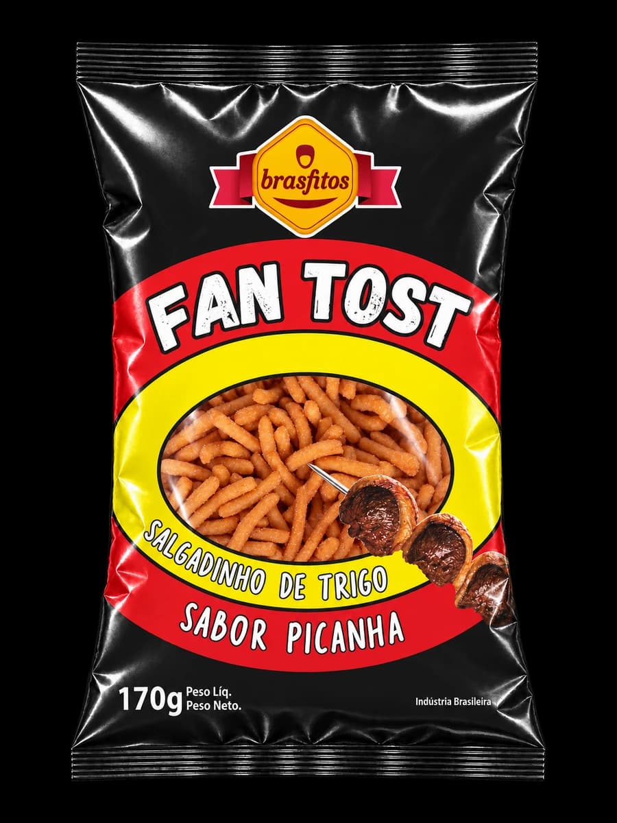 Embalagem Fan Tost Picanha · 170 g