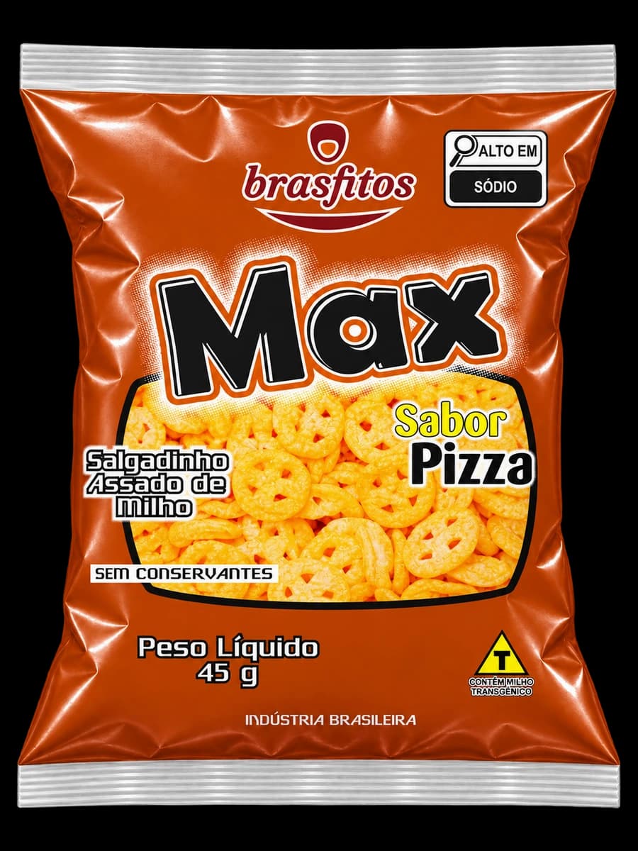 Embalagem Max Pizza · 45 g