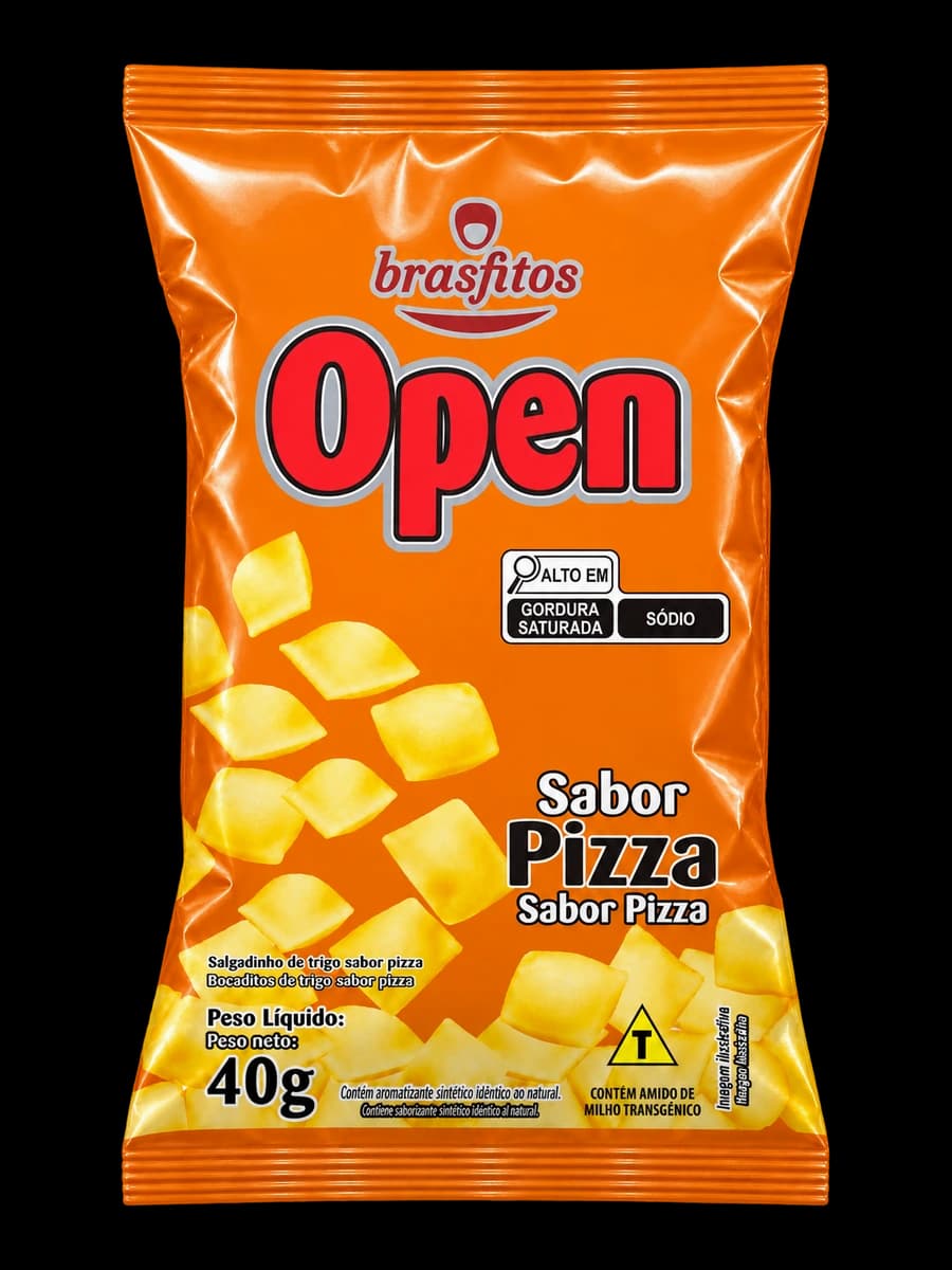 Embalagem Open Pizza · 40 g
