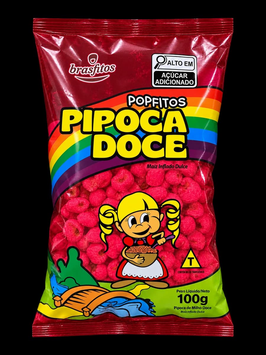 Embalagem Pop Fitos Pipoca Doce · 100 g