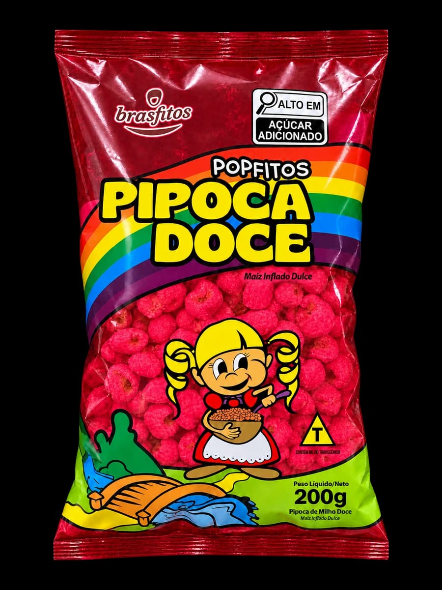 Embalagem Pop Fitos Pipoca Doce · 200 g